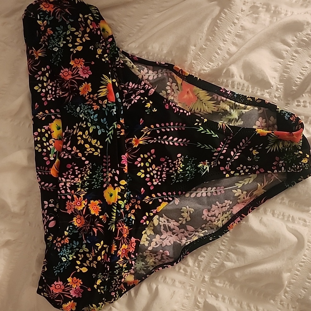 Pour Moi Black Floral Bikini Briefs
